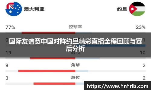 国际友谊赛中国对阵约旦精彩直播全程回顾与赛后分析